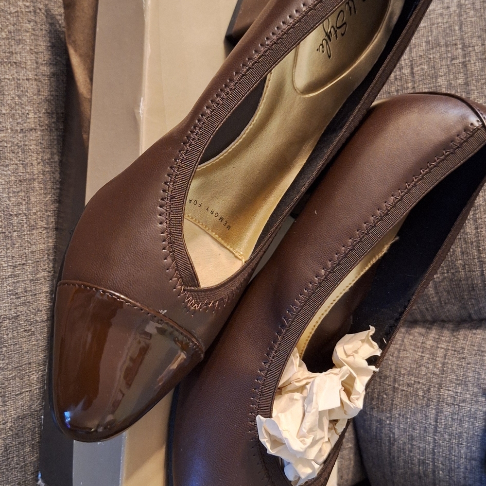Soft Style Elegant Brown Heels